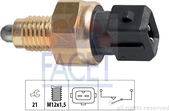 FACET 7.6131 - Comutator, lampa marsalier aaoparts.ro