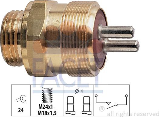 FACET 7.6128 - Comutator, lampa marsalier aaoparts.ro