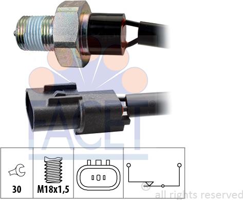 FACET 7.6318 - Comutator, lampa marsalier aaoparts.ro