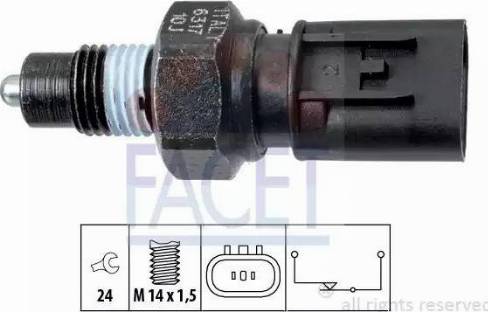 FACET 7.6317 - Comutator, lampa marsalier aaoparts.ro