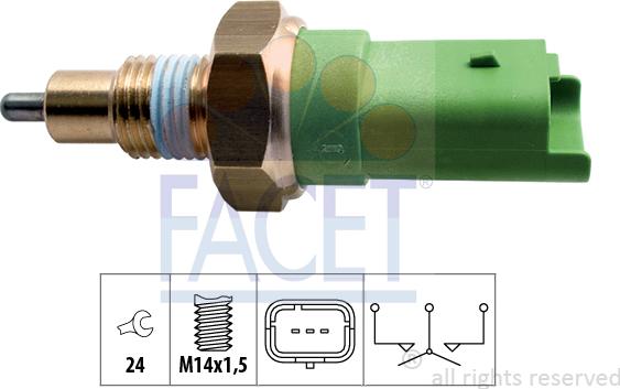 FACET 7.6245 - Comutator, lampa marsalier aaoparts.ro