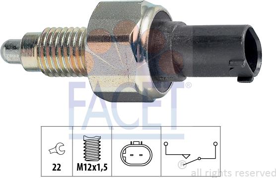 FACET 7.6252 - Comutator, lampa marsalier aaoparts.ro