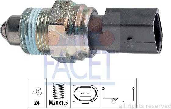 FACET 7.6205 - Comutator, lampa marsalier aaoparts.ro