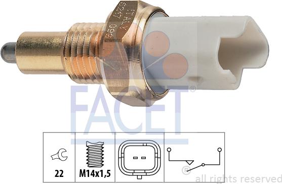 FACET 7.6217 - Comutator, lampa marsalier aaoparts.ro