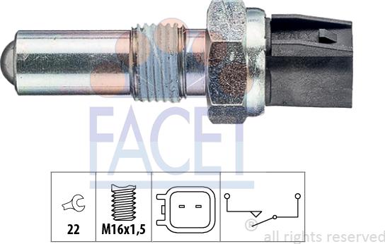 FACET 7.6283 - Comutator, lampa marsalier aaoparts.ro