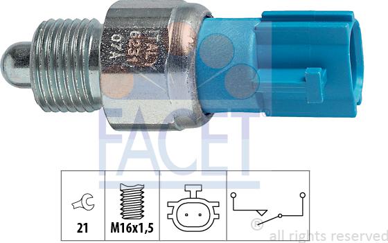 FACET 7.6231 - Comutator, lampa marsalier aaoparts.ro