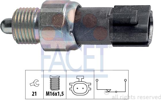 FACET 7.6232 - Comutator, lampa marsalier aaoparts.ro