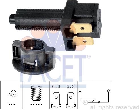 FACET 7.1041 - Comutator lumini frana aaoparts.ro