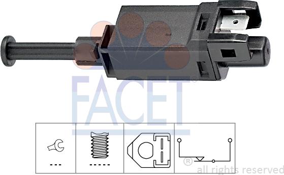 FACET 7.1055 - Comutator lumini frana aaoparts.ro