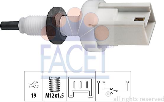 FACET 7.1067 - Comutator lumini frana aaoparts.ro
