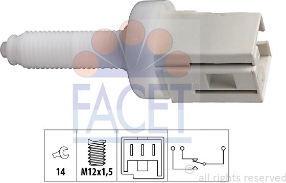 FACET 7.1077 - Comutator lumini frana aaoparts.ro