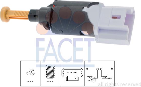 FACET 7.1197 - Comutator lumini frana aaoparts.ro