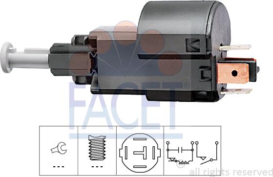 FACET 7.1156 - Comutator lumini frana aaoparts.ro