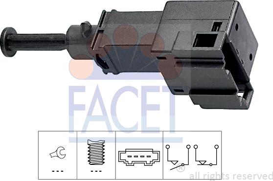 FACET 7.1151 - Comutator lumini frana aaoparts.ro