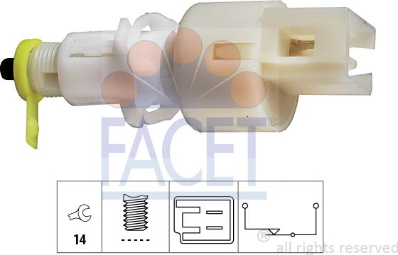 FACET 7.1108 - Comutator lumini frana aaoparts.ro