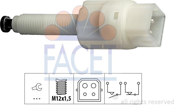 FACET 7.1126 - Comutator lumini frana aaoparts.ro