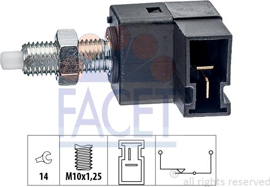 FACET 7.1300 - Comutator lumini frana aaoparts.ro