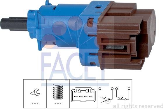 FACET 7.1247 - Comutator lumini frana aaoparts.ro