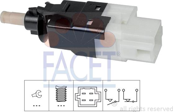 FACET 7.1252 - Comutator lumini frana aaoparts.ro