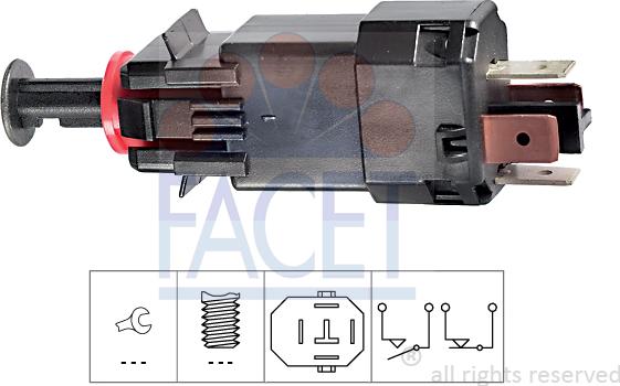 FACET 7.1205 - Comutator lumini frana aaoparts.ro