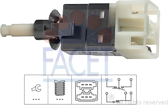 FACET 7.1206 - Comutator lumini frana aaoparts.ro