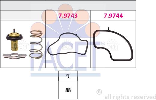 FACET 7.8986 - Termostat,lichid racire aaoparts.ro