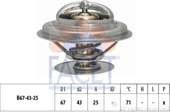 FACET 7.8979S - Termostat,lichid racire aaoparts.ro