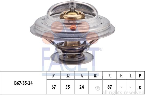 FACET 7.8410S - Termostat,lichid racire aaoparts.ro