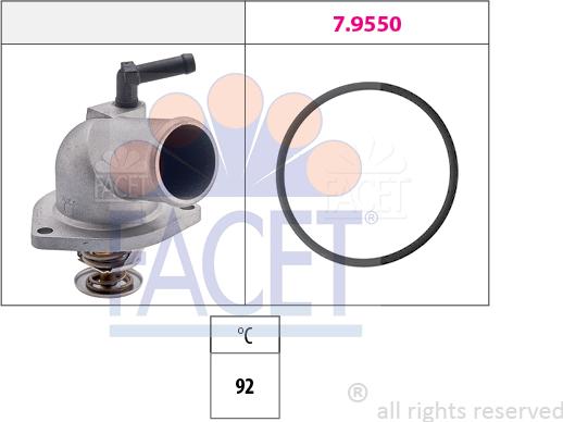 FACET 7.8174 - Termostat,lichid racire aaoparts.ro
