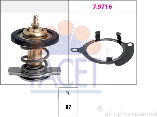 FACET 7.8820 - Termostat,lichid racire aaoparts.ro