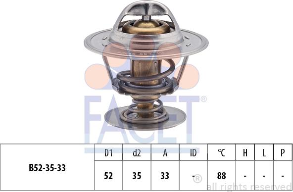 FACET 7.8394S - Termostat,lichid racire aaoparts.ro