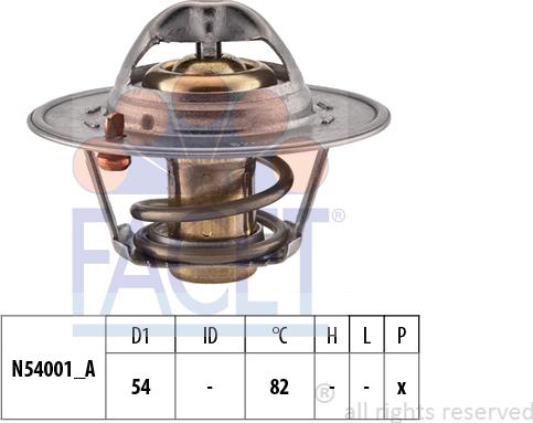 FACET 7.8337S - Termostat,lichid racire aaoparts.ro