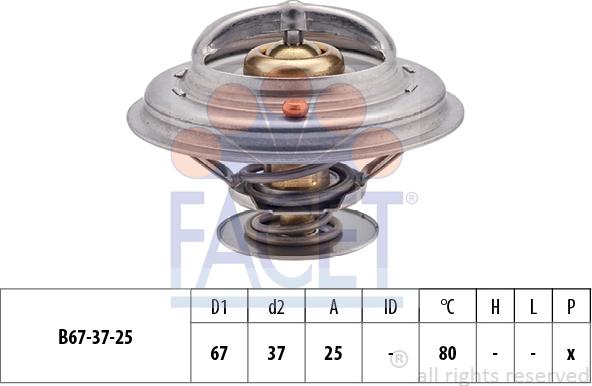 FACET 7.8259S - Termostat,lichid racire aaoparts.ro