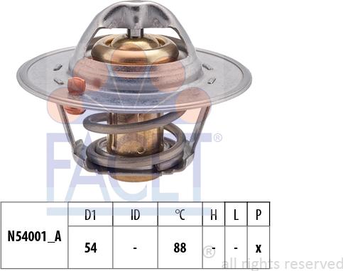 FACET 7.8202S - Termostat,lichid racire aaoparts.ro