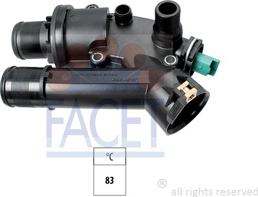 FACET 7.8747 - Termostat,lichid racire aaoparts.ro