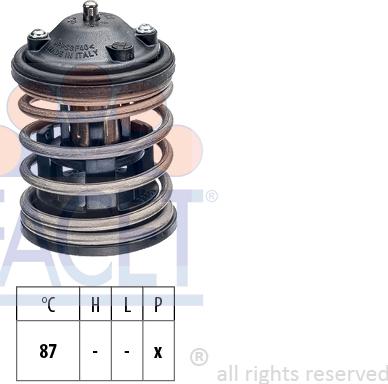 FACET 7.8762S - Termostat,lichid racire aaoparts.ro