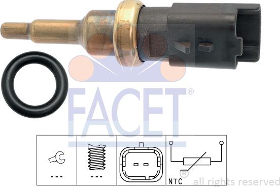 FACET 7.3399 - Senzor,temperatura lichid de racire aaoparts.ro