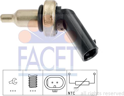 FACET 7.3390 - Senzor,temperatura lichid de racire aaoparts.ro