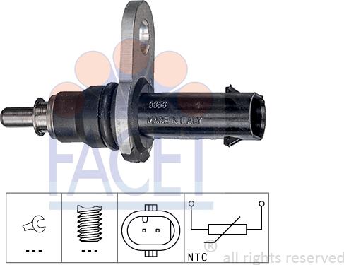 FACET 7.3356 - Senzor,temperatura ulei aaoparts.ro