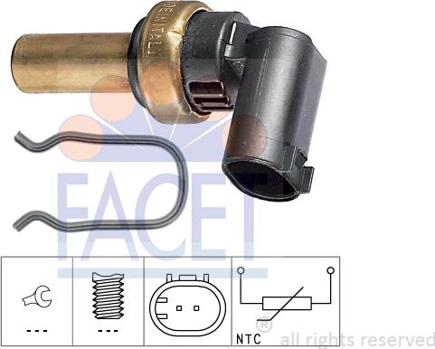 FACET 7.3300 - Senzor,temperatura ulei aaoparts.ro