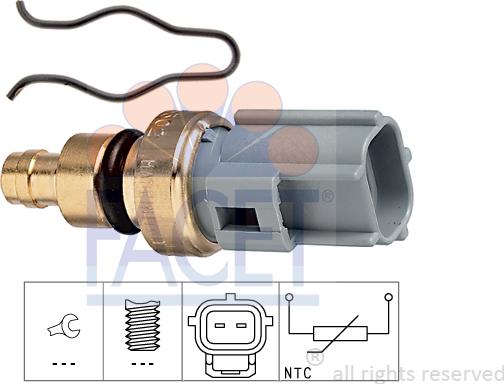 FACET 7.3302 - Senzor,temperatura lichid de racire aaoparts.ro