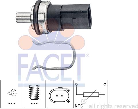 FACET 7.3376 - Senzor,temperatura combustibil aaoparts.ro