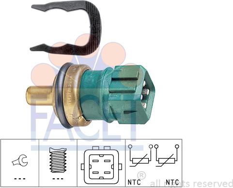 FACET 7.3260 - Senzor,temperatura lichid de racire aaoparts.ro