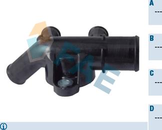 FAE 54349 - Flansa lichid racire aaoparts.ro