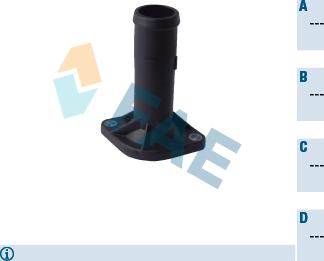FAE 54302 - Flansa lichid racire aaoparts.ro