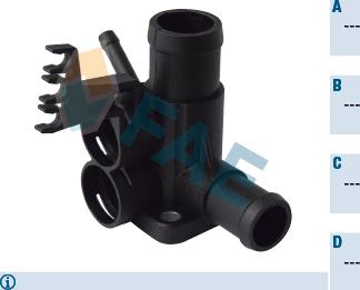 FAE 54338 - Flansa lichid racire aaoparts.ro