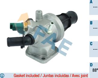 FAE 5308588 - Termostat,lichid racire aaoparts.ro
