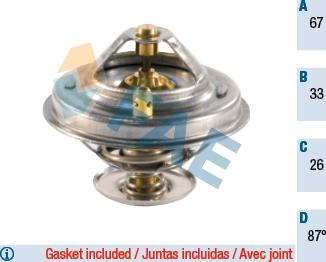 FAE 5307287 - Termostat,lichid racire aaoparts.ro