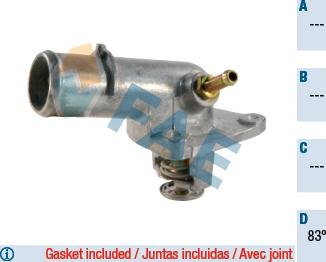 FAE 5336983 - Termostat,lichid racire aaoparts.ro