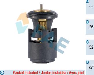 FAE 5320687 - Termostat,lichid racire aaoparts.ro